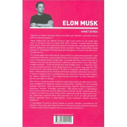 Elon Musk (Biyografi) Maviçatı Yayınları