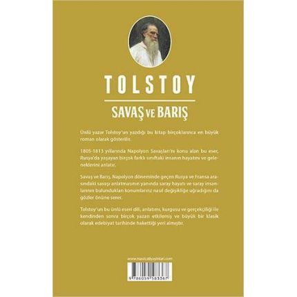 Savaş ve Barış - Tolstoy - (Özet Kitap) - Maviçatı Yayınları