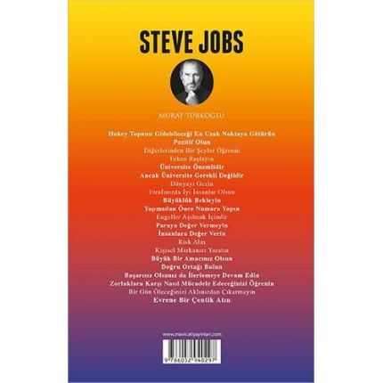 Steve Jobs (Biyografi) Murat Türkoğlu - Maviçatı Yayınları
