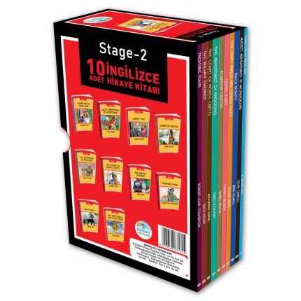 Stage-2 İngilizce Hikaye Seti 10 Kitap Maviçatı Yayınları
